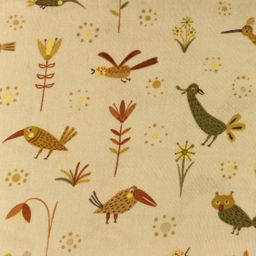 Double Gauze Forest Animal, Sand